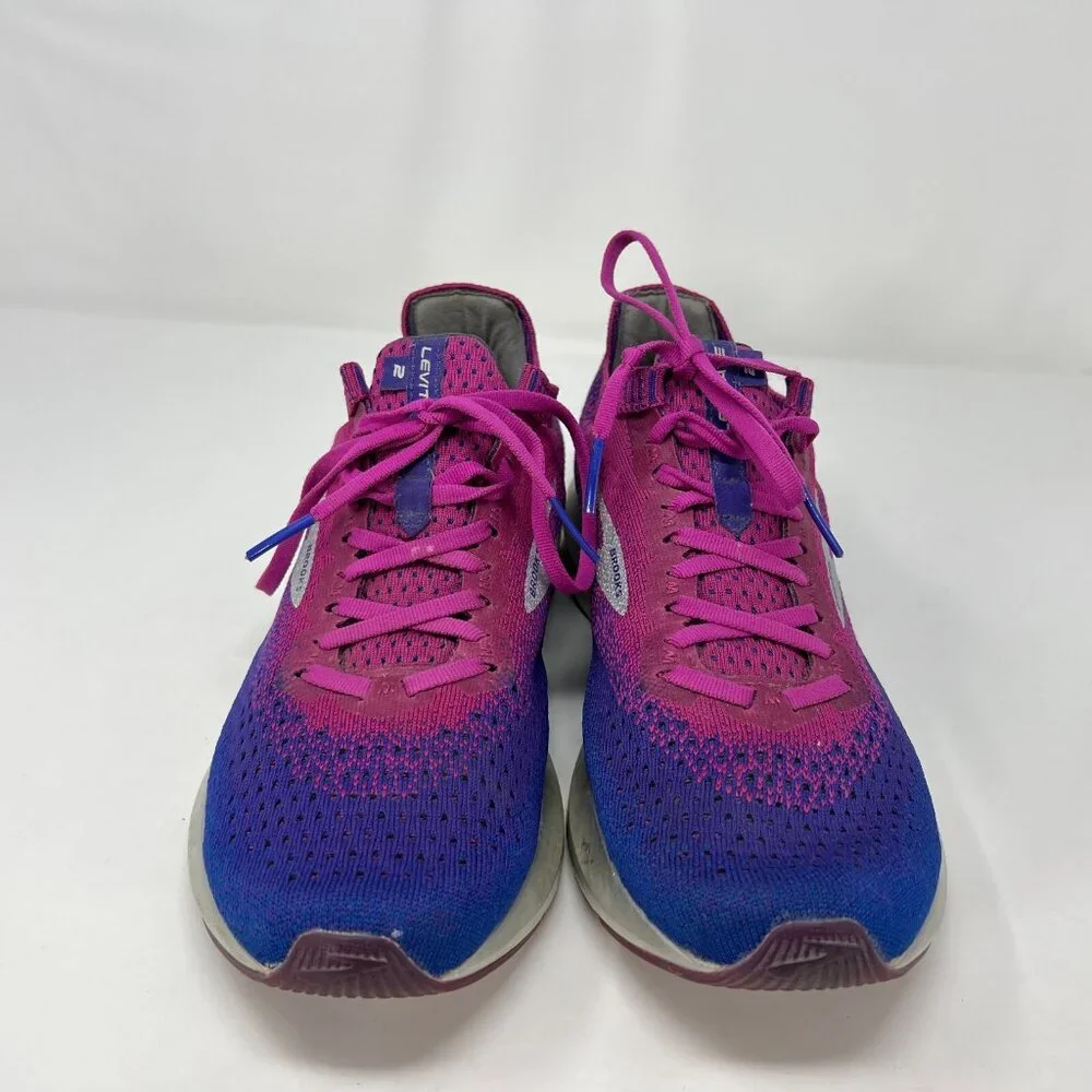Brooks Levitate 2 Pink Purple Running Shoes Sneakers 1202791B520 Women's Sz 11 * - Picture 4 of 10